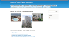Desktop Screenshot of americantowers.org